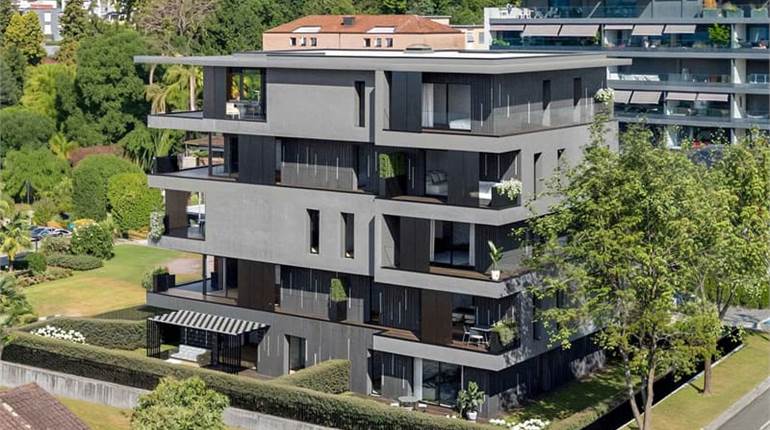 2668_A Minusio, Attico 5.5 locali vista lago di nuova costruzione