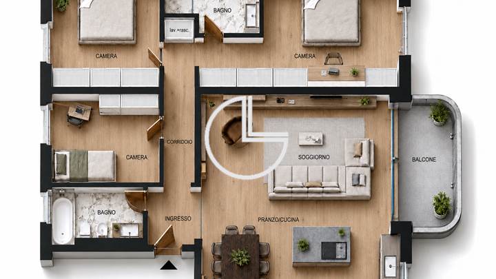 Esclusivi appartamenti 4.5 locali nel cuore di Lugano